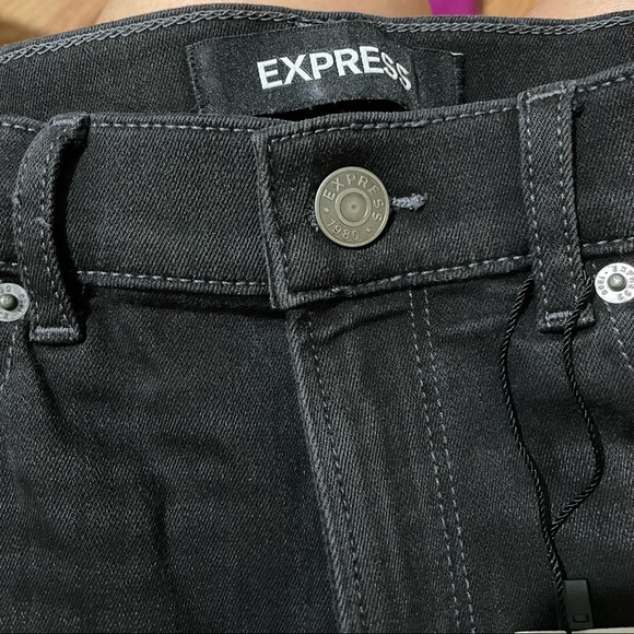 NWT Express Star Black Jeans - Picture 3 of 5
